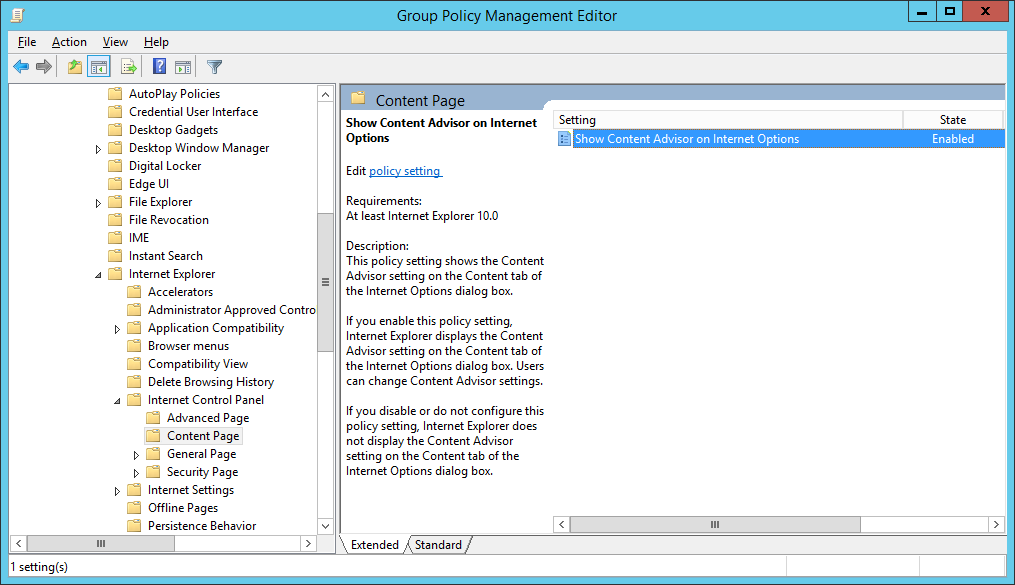 Domain Group Policy Block